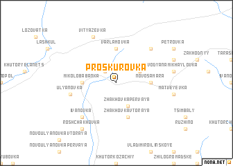 map of Proskurovka