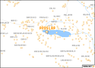map of Proslap