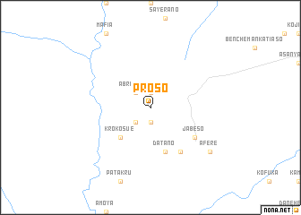 map of Proso