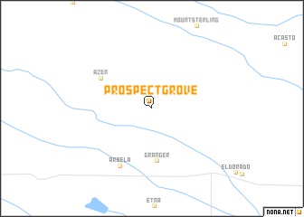 map of Prospect Grove
