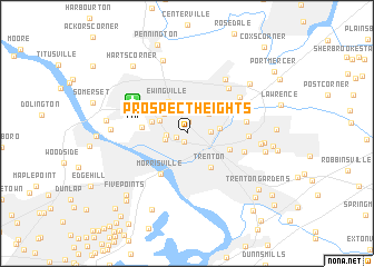 map of Prospect Heights
