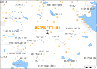 map of Prospect Hill