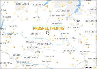 map of Prospect Plains