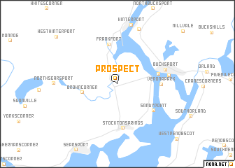 map of Prospect