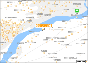 map of Prospect