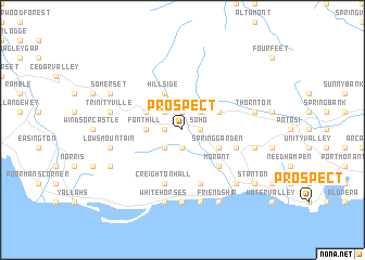 map of Prospect
