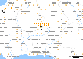 map of Prospect