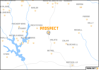 map of Prospect