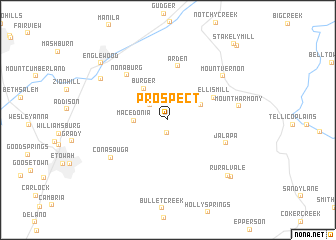 map of Prospect
