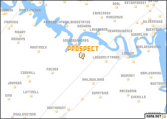 map of Prospect