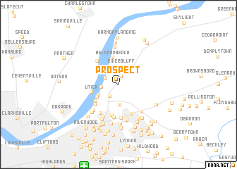 map of Prospect