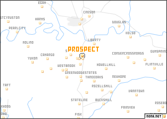 map of Prospect