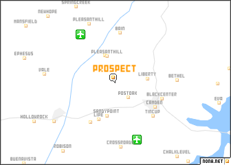 map of Prospect