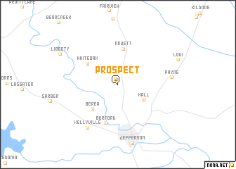 map of Prospect