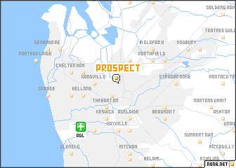 map of Prospect