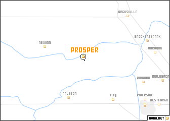 map of Prosper