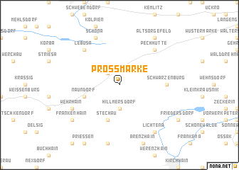 map of Proßmarke