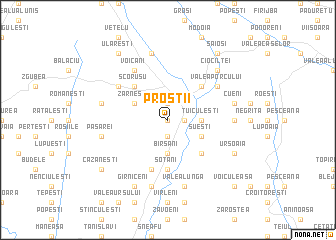 map of Prostii