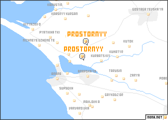 map of Prostornyy