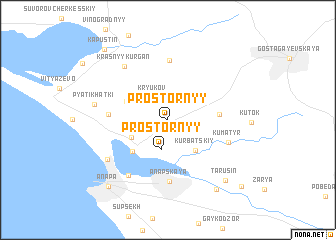 map of Prostornyy