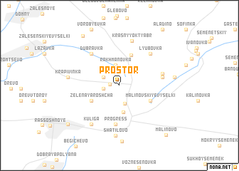 map of Prostor