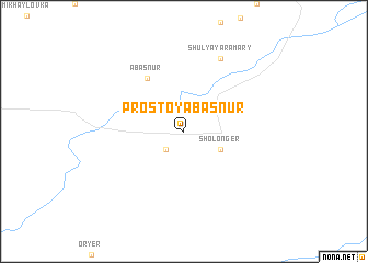 map of Prostoy-Abasnur