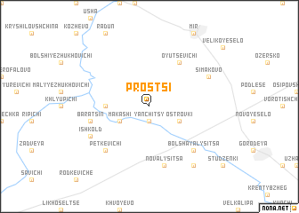 map of Prostsi