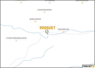 map of Prosvet