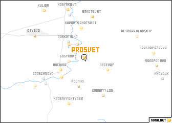 map of Prosvet