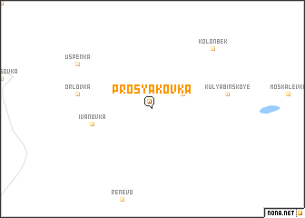 map of Prosyakovka