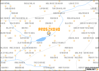 map of Proszkowo