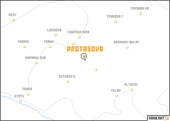 map of Protasova