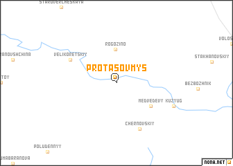 map of Protasov Mys