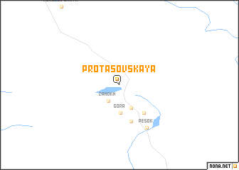 map of Protasovskaya