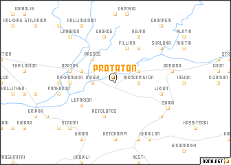 map of Protáton