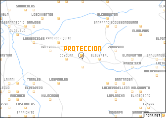 map of Protección