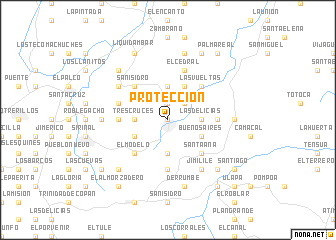 map of Protección