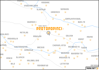 map of Protopopinci