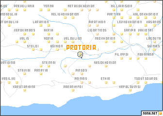 map of Protória