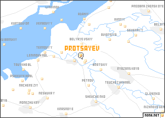 map of (( Protsayev ))