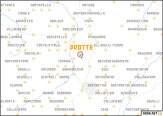 map of Protte