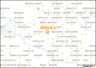 map of Prouais