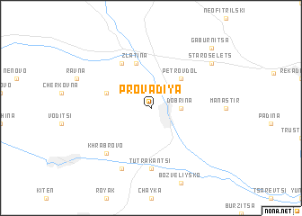 map of Provadiya