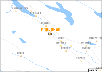 map of Provåker