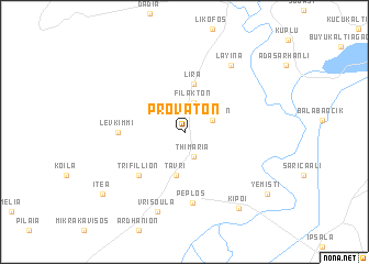 map of Provatón
