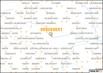 map of Provement