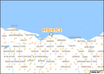 map of Provence