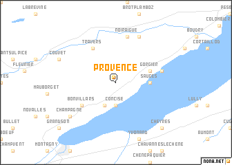 map of Provence