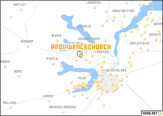 map of Providence Church