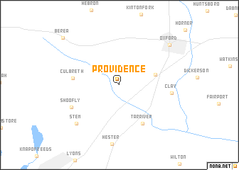 map of Providence